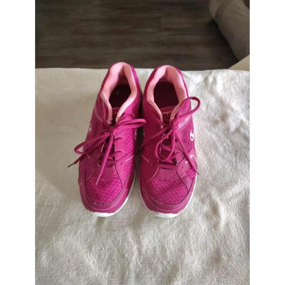 Champion‎ Womens Magenta Pink Mesh Athletic Training Sneakers Shoes Size 11W
